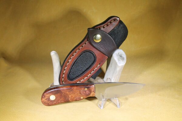 21-184 Amboyna Burl, AEB-L Stainless Steel