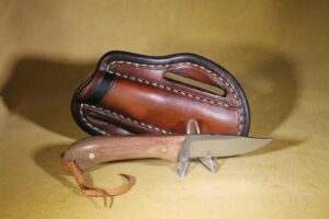 26-029 Alligator Juniper Burl, 80crV2 High Carbon Steel