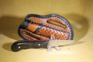26-067 Maggasar Ebony, 440c Stainless Steel